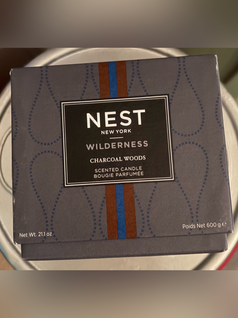 Nest scented candle wilderness charcoal wood 21.1 ounces NIB